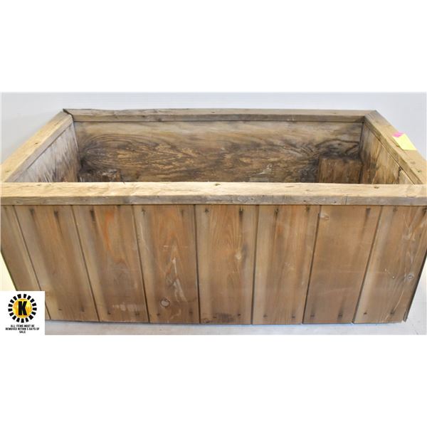 HAND MADE PLANTER BOX 15"X27.5"X11"