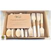 Image 1 : 220 PCS ECO LOGIC BIODEGRADABLE WOODEN CUTLERY