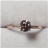 Image 1 : BZ784-38 10K ROSE GOLD DIAMOND RING