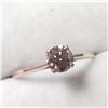 Image 2 : BZ784-38 10K ROSE GOLD DIAMOND RING