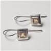 Image 1 : BZ784-11 SILVER CITRINE EARRINGS