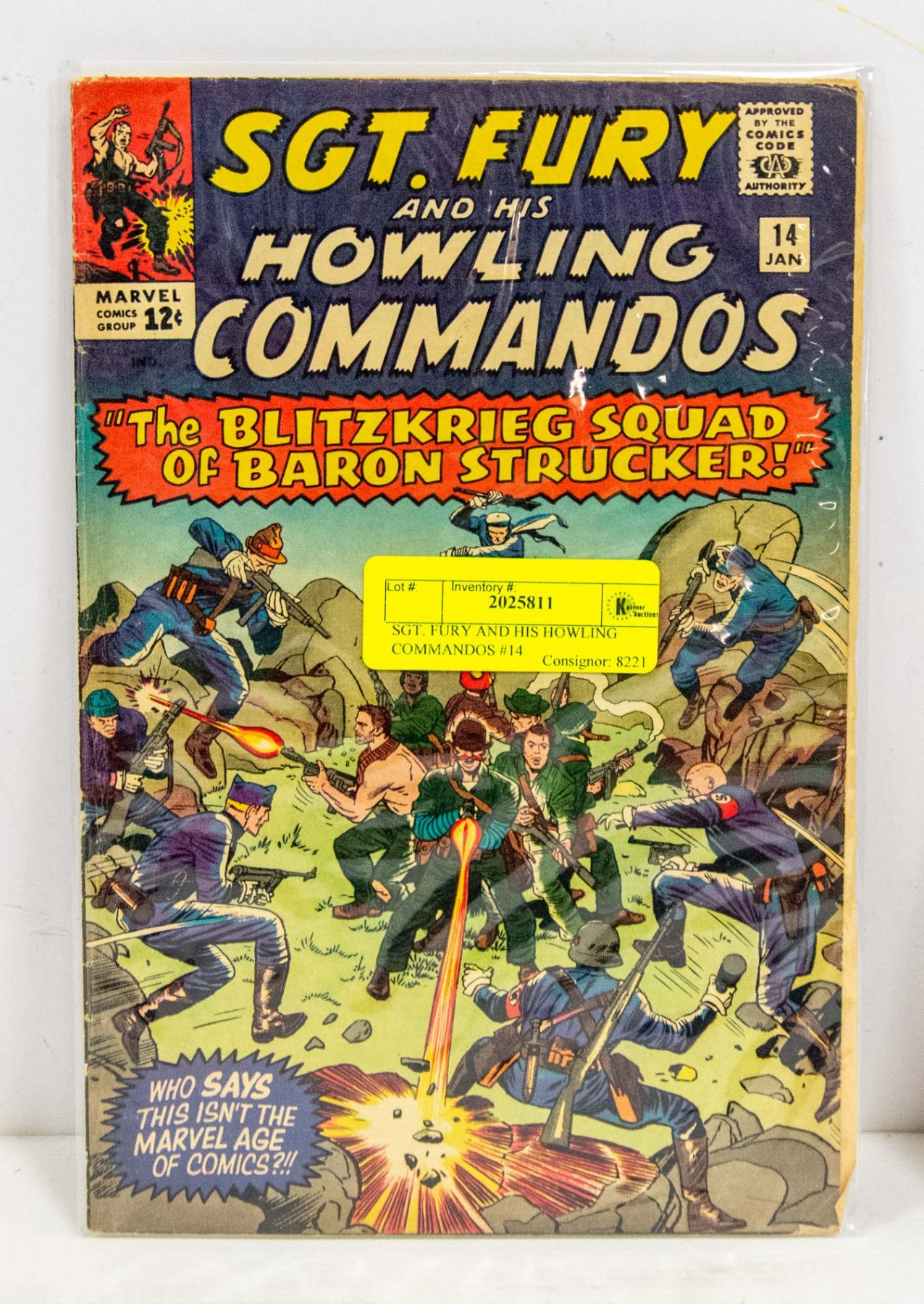 Howling Commandos Sticker SGT. FURY AND HIS HOWLING COMMANDOS #14