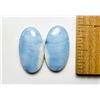 Image 1 : 32)  LOT OF 2 NATURAL MATCHED BLUE OYWEE BLUE