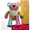 Image 1 : 11)  MULTI COLORED ENAMEL AND RHINESTONE