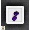 Image 1 : #325-NATURAL PURPLE AMETHYST OVAL 3.35CT
