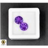 Image 1 : #322-NATURAL PURPLE AMETHYST ROUND 3.75CT