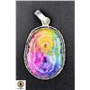 Image 1 : #352- NATURAL RAINBOW SOLAR QUARTZ PENDANT