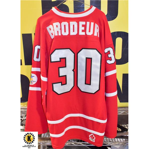 BRODEUR TEAM CANADA JERSEY