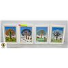 Image 1 : VILLEROY & BOCH GALERIE SET OF 4 FRAMED SEANSONAL