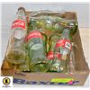 Image 1 : BOX OF COKE BOTTLES FROM VARIOUS ERA'S