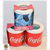 Image 1 : SET OF COCA-COLA FREEZABLE HOLDERS FOR DRINKS