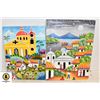 Image 1 : LOT OF 2 BRIZUELA NICARAGUA CANVASES (ORIGINALS)