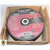 Image 1 : CASE OF FLEXOVIT 9"X1/4"X7/8" GRINDING WHEELS