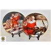 Image 1 : PAIR OF COCA-COLA PLATES WITH STANDS