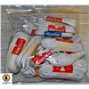 Image 1 : BAG WITH 20 PAIRS NEW SHOES LACES WHITE