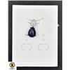 Image 1 : #24-NATURAL HEATED SAPPHIRE 8 X 10 PENDANT