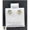 Image 1 : #78-NATURAL  ETHIOPIA OPAL  STUD EARRINGS 5MM