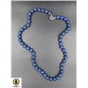 Image 1 : #151-NATURAL BLUE LAPIS LAZULI NECKLACE 17"