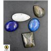 Image 1 : #249-NATURAL LABRADORITE,MOONSTONE,LAPIS LAZULI