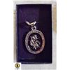 SAINT CHRISTOPHER PENDANT WITH 24 " CHAIN