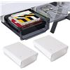 Image 1 : NEW 2 PACK OF CLEAR UNDER DESK DRAWER ORGANIZERS