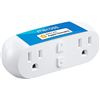 Image 1 : NEW REPACKED MEROSS WIFI DUAL SMART PLUG, WHITE