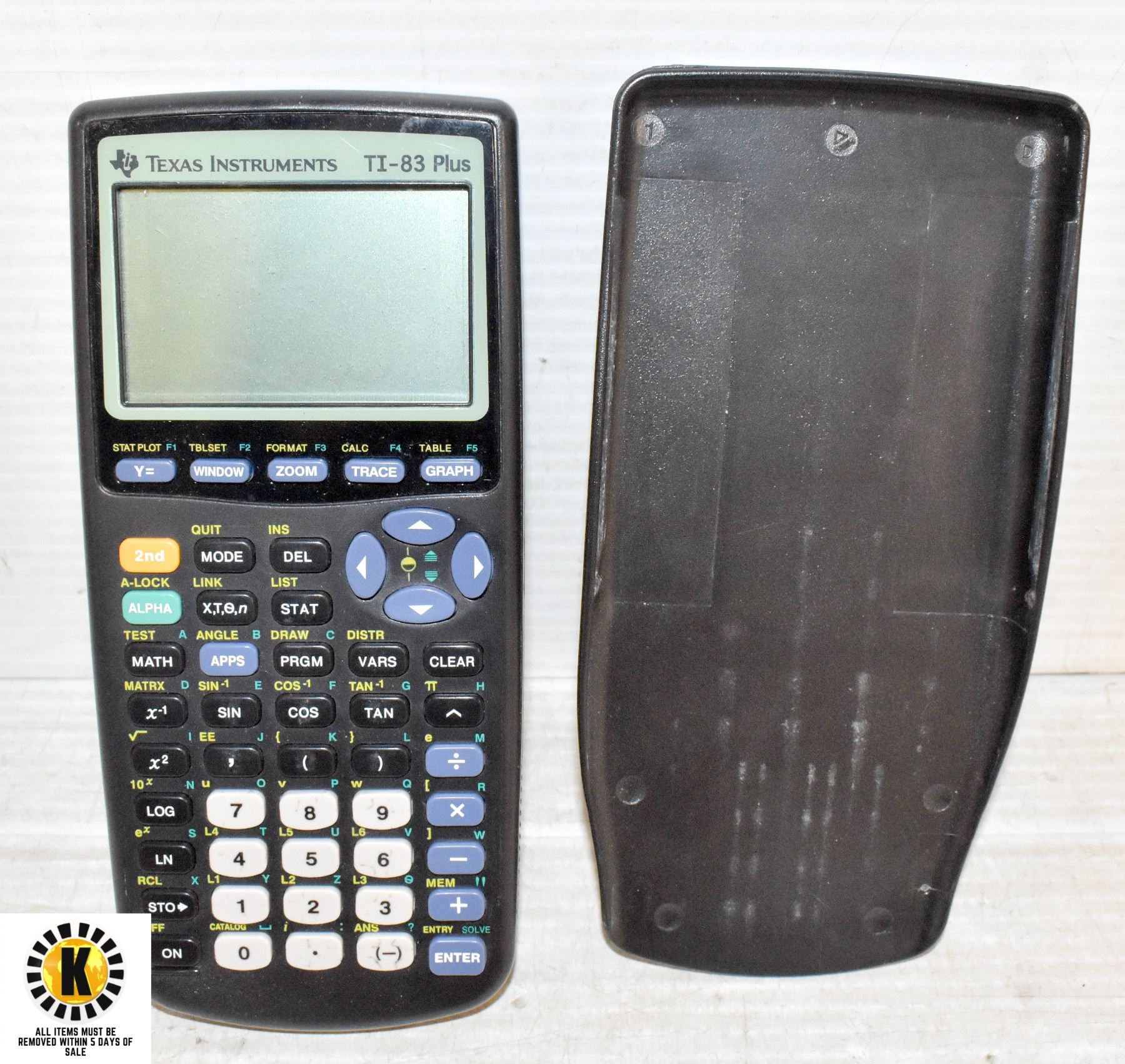 TEXAS INSTRUMENTS TI-83 PLUS GRAPHING CALCULATOR