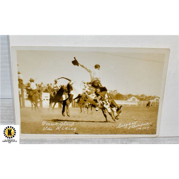 PAIR OF ANTIQUE CALGARY STAMPEDE POSTCARDS