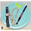 Image 1 : 5 LADIES DESIGNER WATCHES WITH NEW BATTERIES