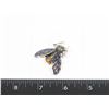 Image 1 : NEW VINTAGE STYLE BEE BROOCH WITH RHINESTONES