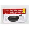 Image 1 : NEW 6" BETTY CROCKER PRE-SEASONED CAST IRON FRY