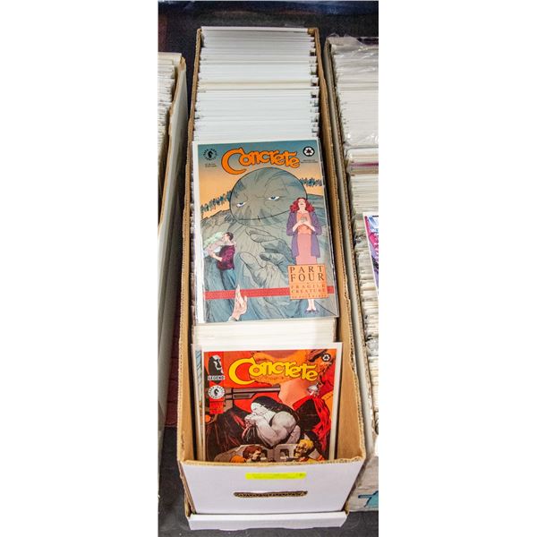 COMIC STORE CLOSEOUT STORAGE FIND LONGBOX W/COMICS