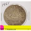 Image 1 : 1961 CANADIAN SILVER DOLLAR