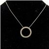 Image 1 : STERLING SILVER DIAMOND PENDANT