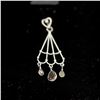 Image 1 : BZ644-92 14K WHITE GOLD DIAMOND PENDANT