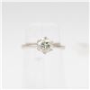 Image 3 : BZ1081-13 10K WHITE MOISSANITE RING