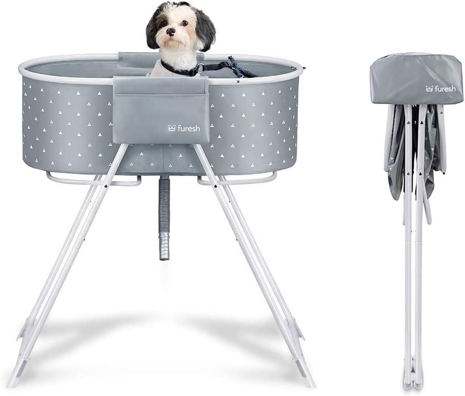 46357093 NEW FURESH ELEVATED FOLDABLE PET WASH STATION