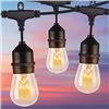 Image 1 : NEW BRIGHTOWN S14 PATIO STRING LIGHTS, E26 BASE