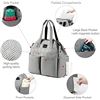 Image 3 : NEW SUAVEZILLA GREY DIAPER CHANGE BAG WITH