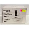 Image 1 : VPCOK SOUS VIDE CLEAR CONTAINER WITH WHITE LID