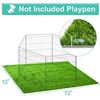 Image 2 : NEW 72 X 72" ARTIFICIAL GRASS MAT, WATERPROOF