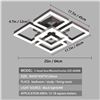 Image 2 : NEW GEADI LED 5 SQUARE CEILING LIGHT, DIMMABLE