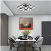 Image 3 : NEW GEADI LED 5 SQUARE CEILING LIGHT, DIMMABLE