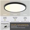 Image 2 : UNBOXED TALOYA 16" ROUND LED CEILING LIGHT