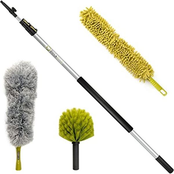 NEW DOCAZOO 5FT - 12FT EXTENDABLE DUSTER KIT