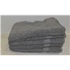 NEW REPACKED 6 PACK OF GREY BATH TOWELS