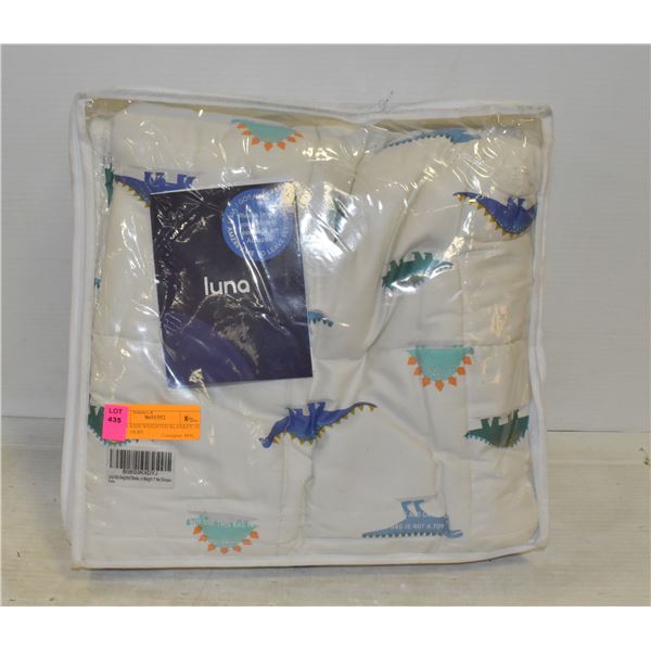 LUNA KIDS WEIGHTED BLANKET, 41 X 60 , 10LBS