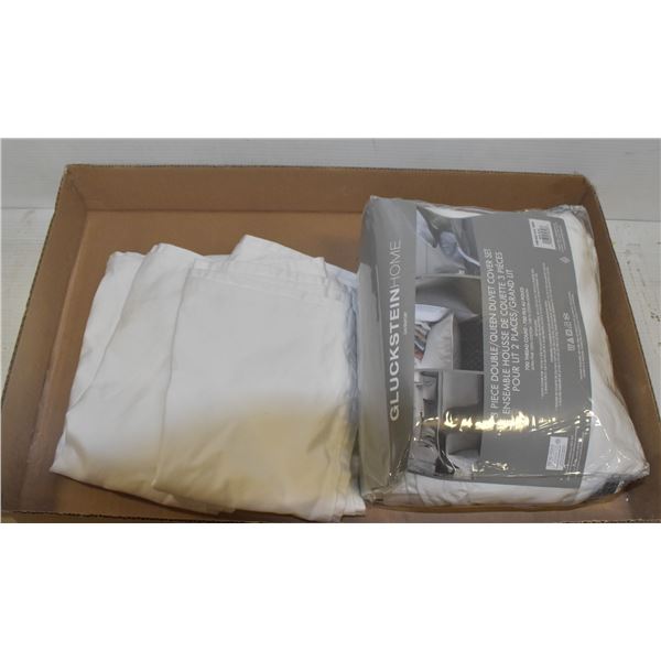 NEW REPACKED GLUCKSTEIN HOME QUEEN SIZE 3 PIECE