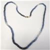 Image 1 : BZ1211-54 14K SAPPHIRE 16"(36CT) NECKLACE