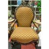 Image 1 : WOOD CARVED STYLE DELUXE OVERSIZED PARLOR CHAIR